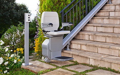 sillas elevadoras para subir escaleras exteriores