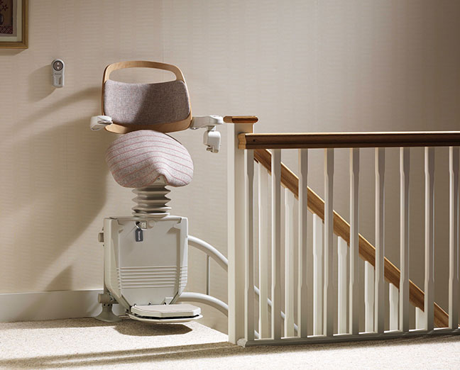 silla para escaleras con apoyo lumbar